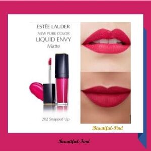 Estee Lauder Liquid Envy Matte Lipstick - Snapped Up Pink